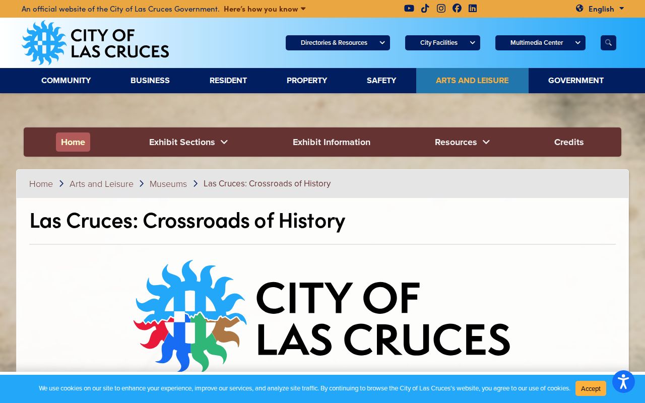 Las Cruces city directory street-name history from the Crossroads of History source